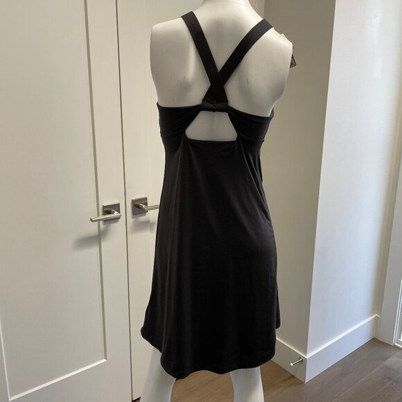 Patagonia Magnolia Spring Recycled Polyester Dress Style #58366 Ink Black Sz S - Picture 11 of 13